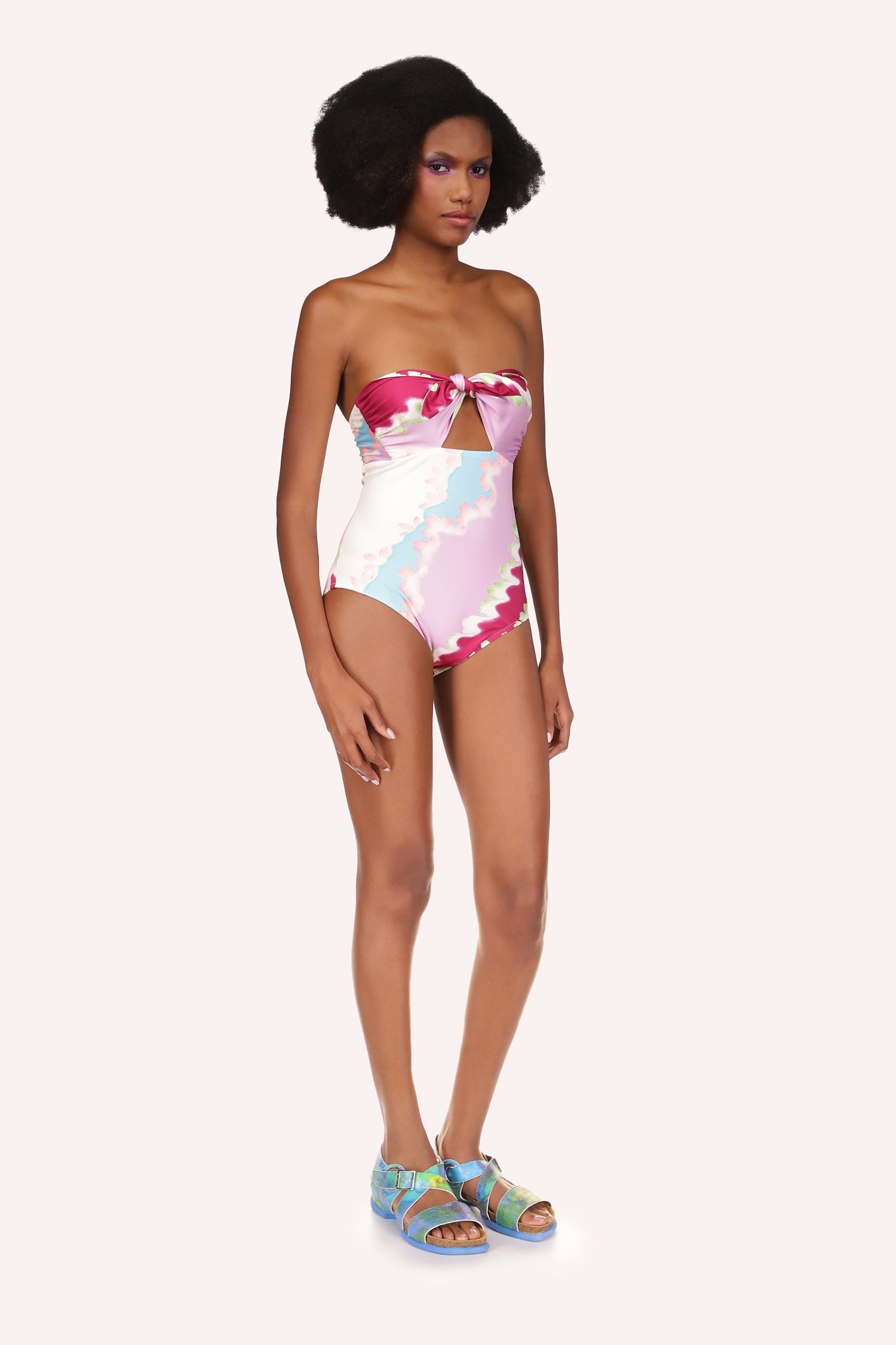 Wavy Clouds Bathing Suit - Anna Sui US