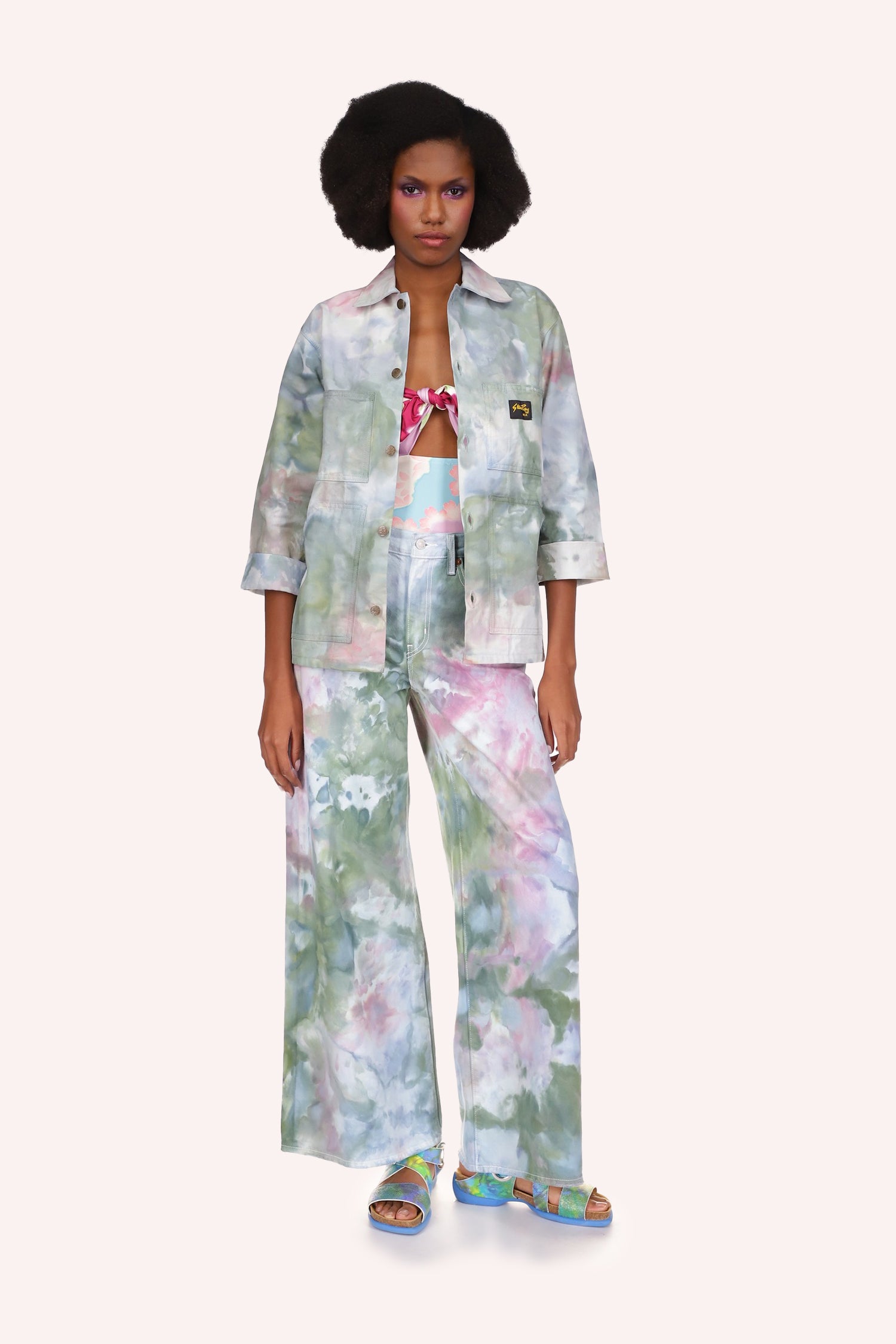 Ocean Tie Dye Jacket - Anna Sui Outlet