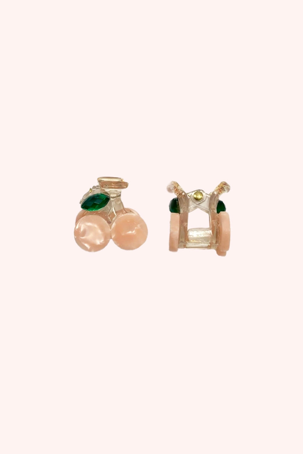 Cutie Mini Cherry Jaw Clip Peach Pearl - Anna Sui Discount