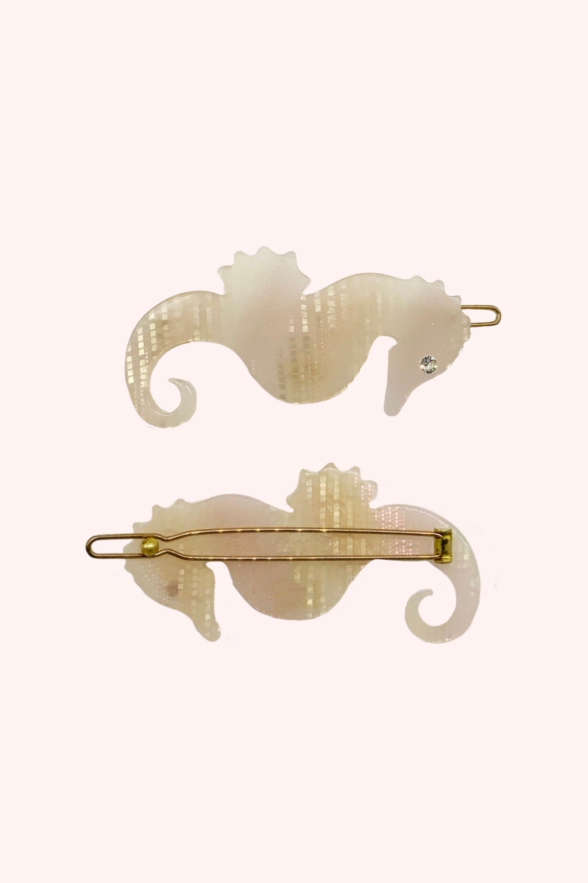 Sweet Seahorse Hair Pin Pink Glitz - Anna Sui Discount