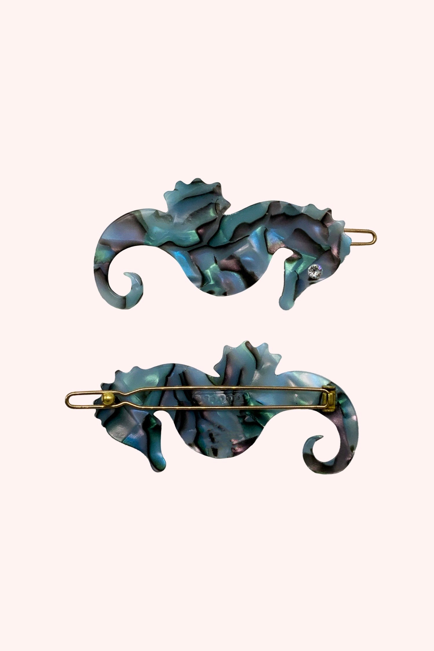 Sweet Seahorse Hair Pin Oyster - Anna Sui US