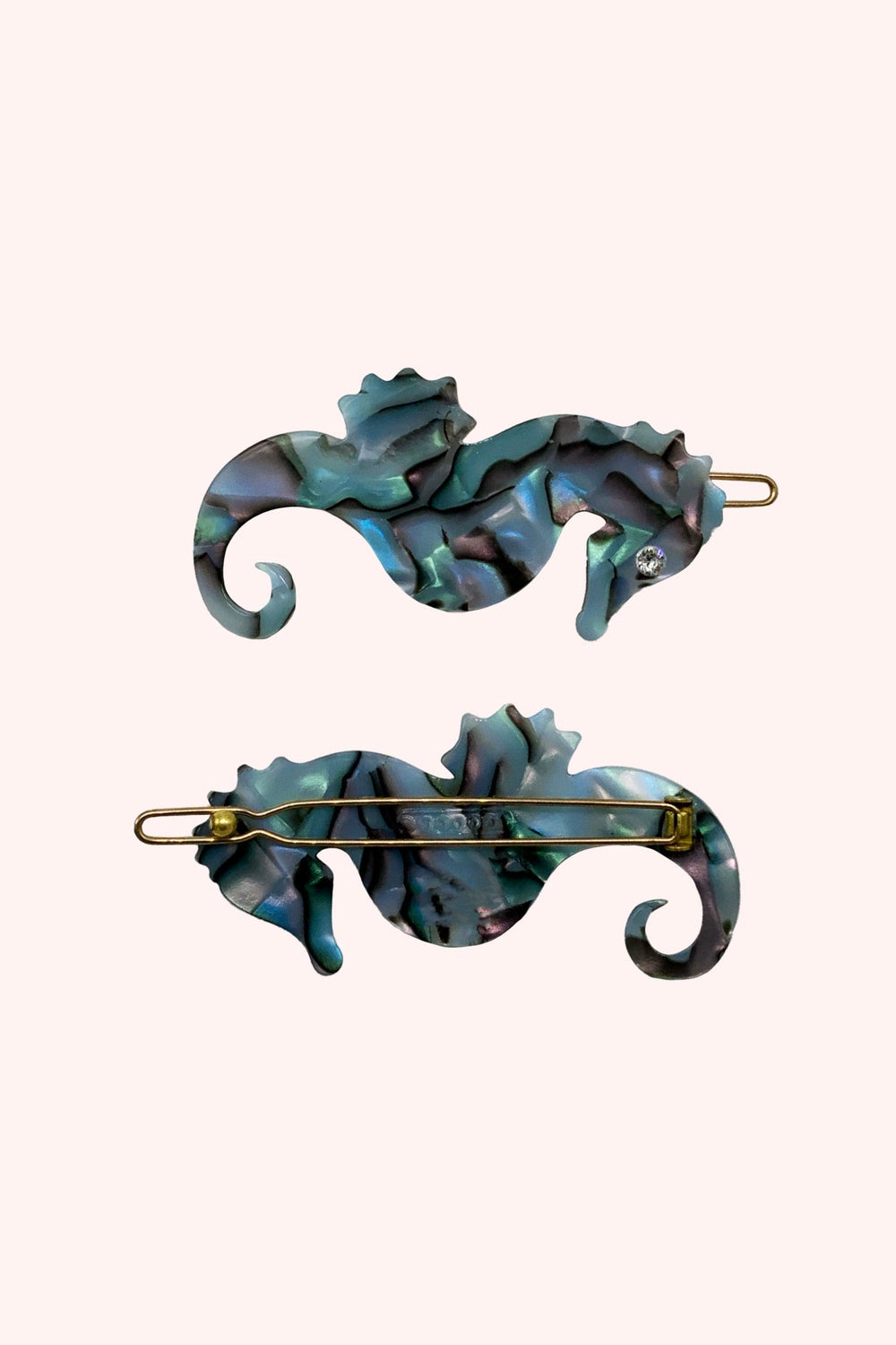 Sweet Seahorse Hair Pin Oyster - Anna Sui US
