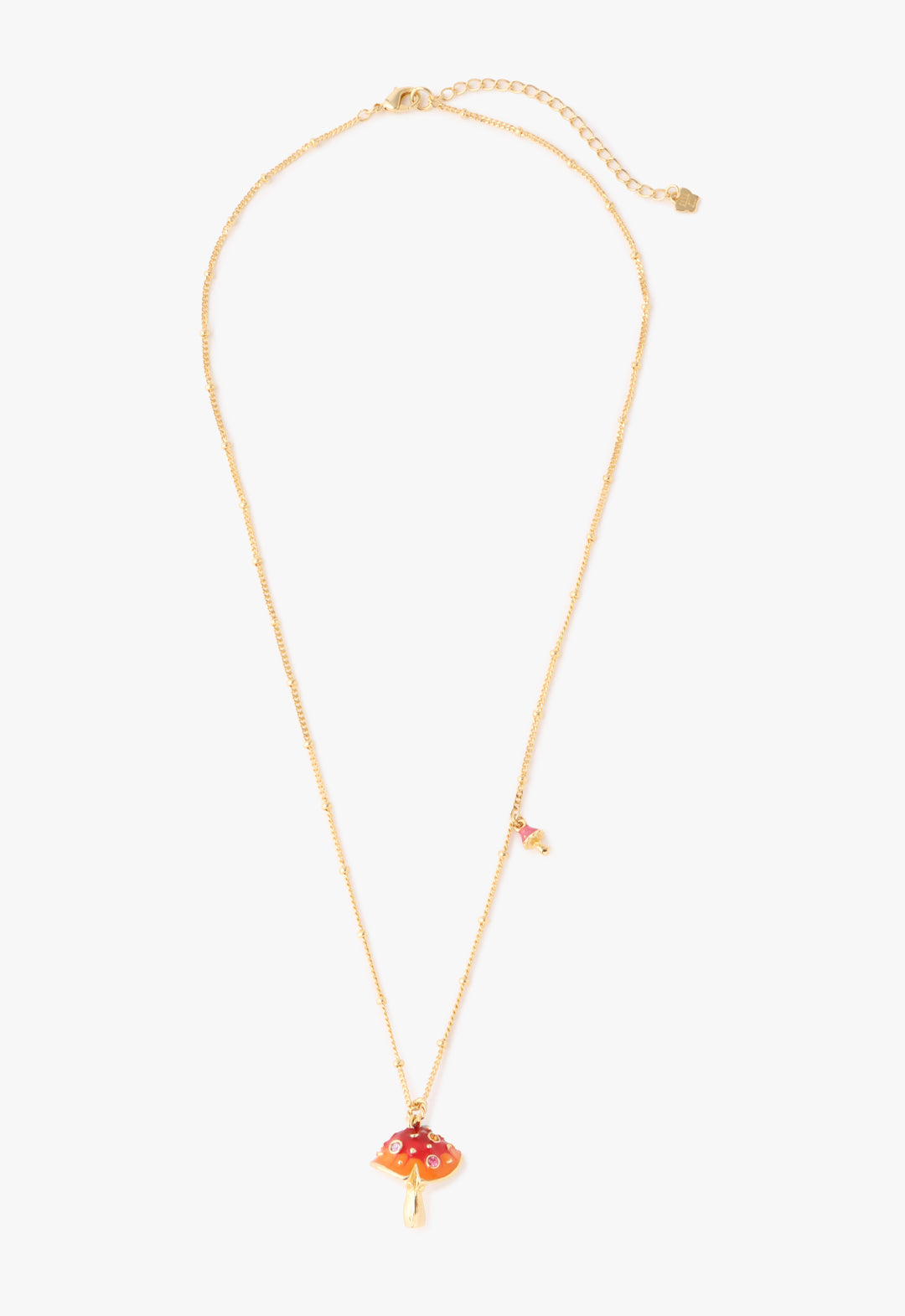 Fairytale Mushroom Necklace - Gold - Anna Sui Discount