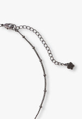 Fairytale Mushroom Necklace - Gunmetal - Anna Sui Online