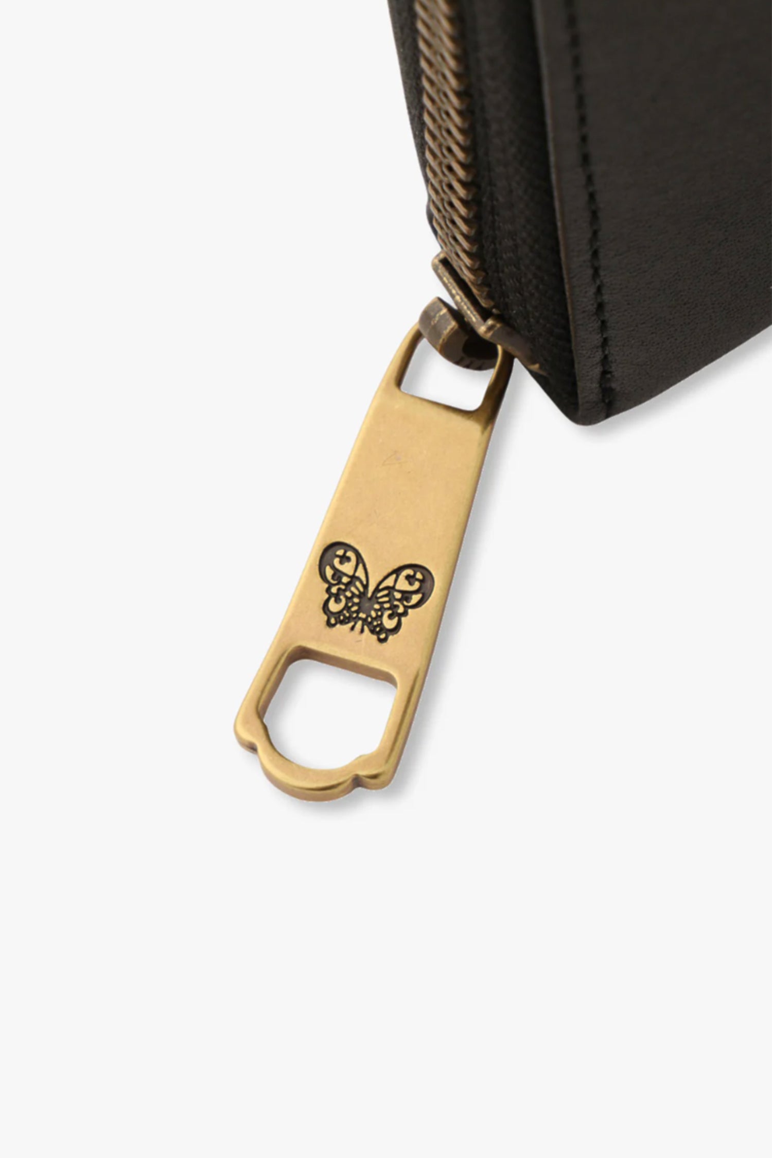 Black Retro Button Wallet - Anna Sui Discount