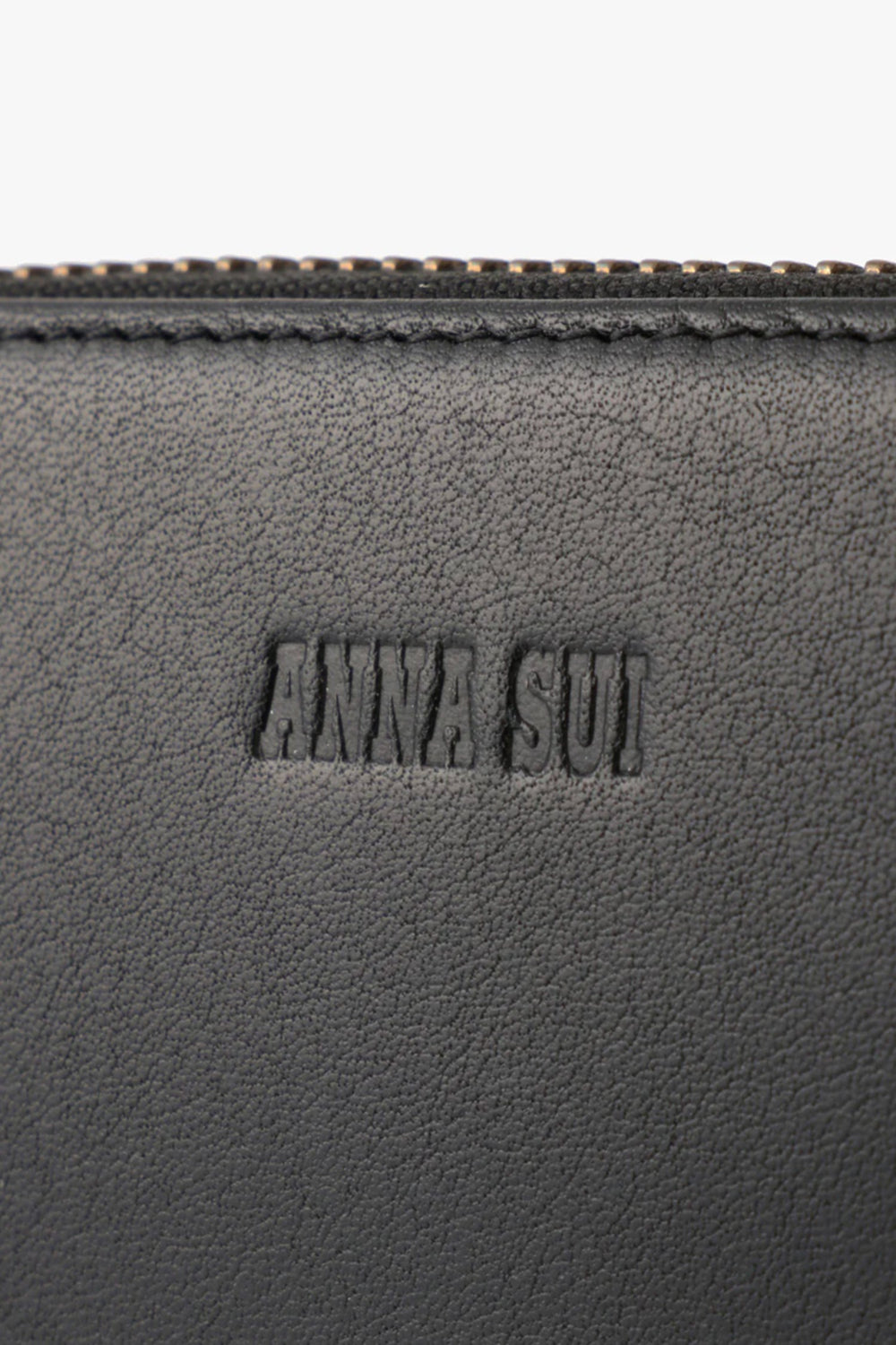 Black Retro Button Wallet - Anna Sui Discount