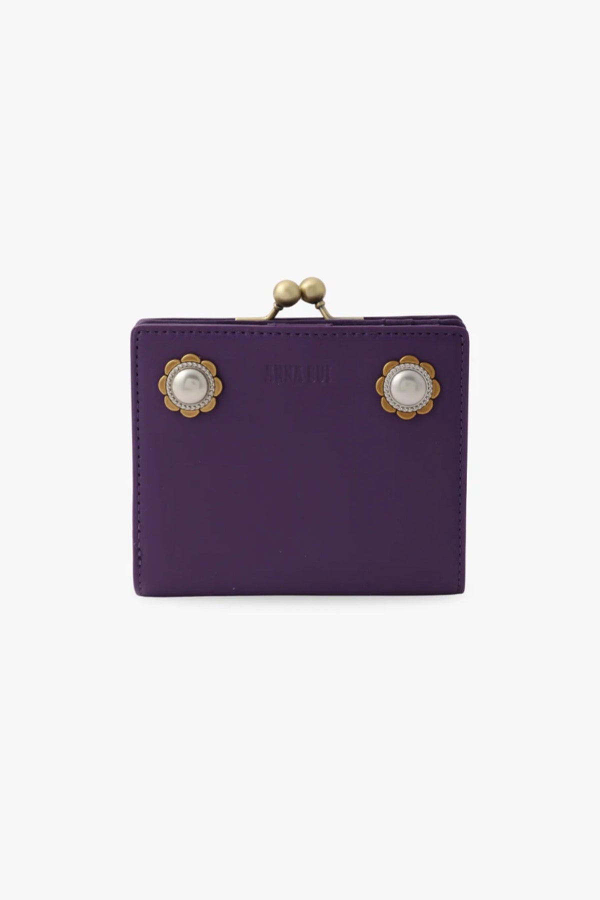 Purple Retro Button Small Wallet - Anna Sui Online