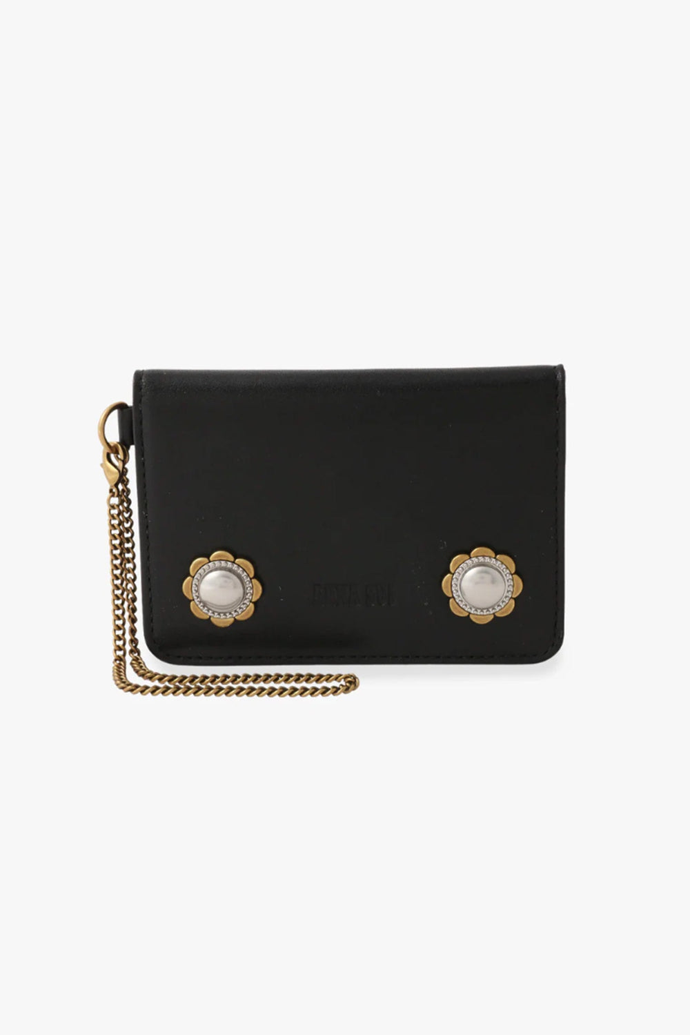 Black Retro Button Pass Case - Anna Sui Outlet
