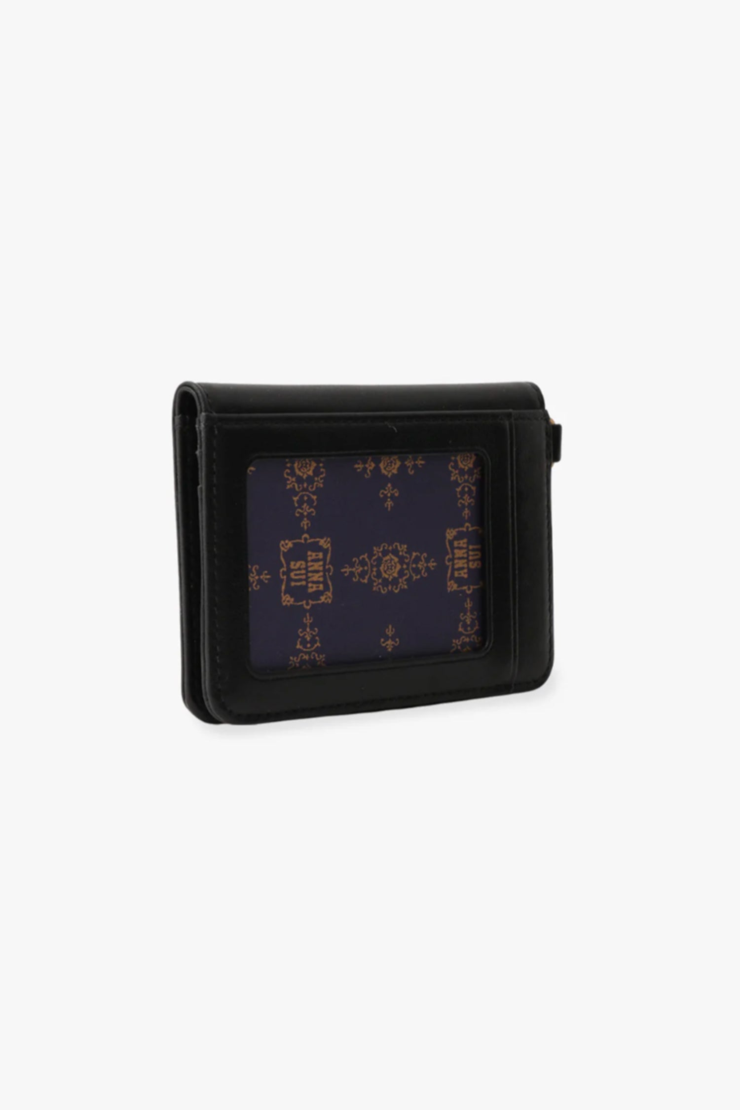Black Retro Button Pass Case - Anna Sui Outlet