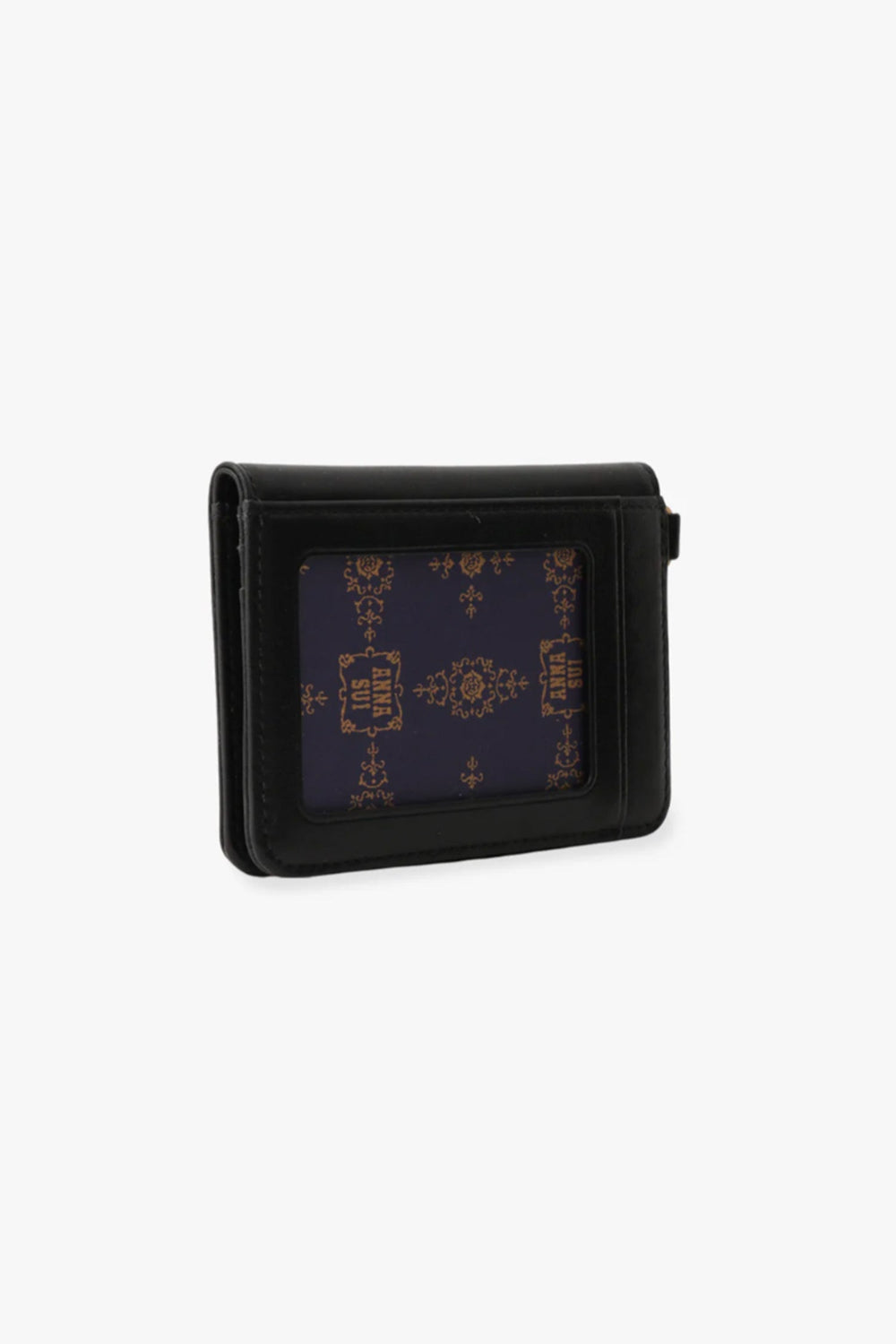 Black Retro Button Pass Case - Anna Sui Outlet