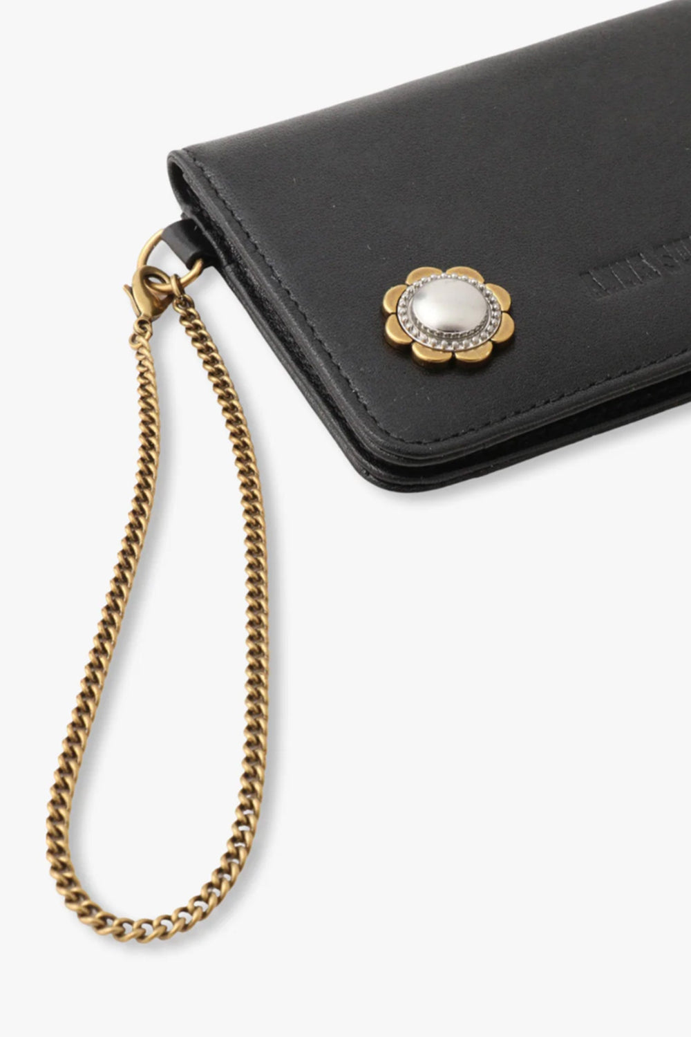 Black Retro Button Pass Case - Anna Sui Outlet