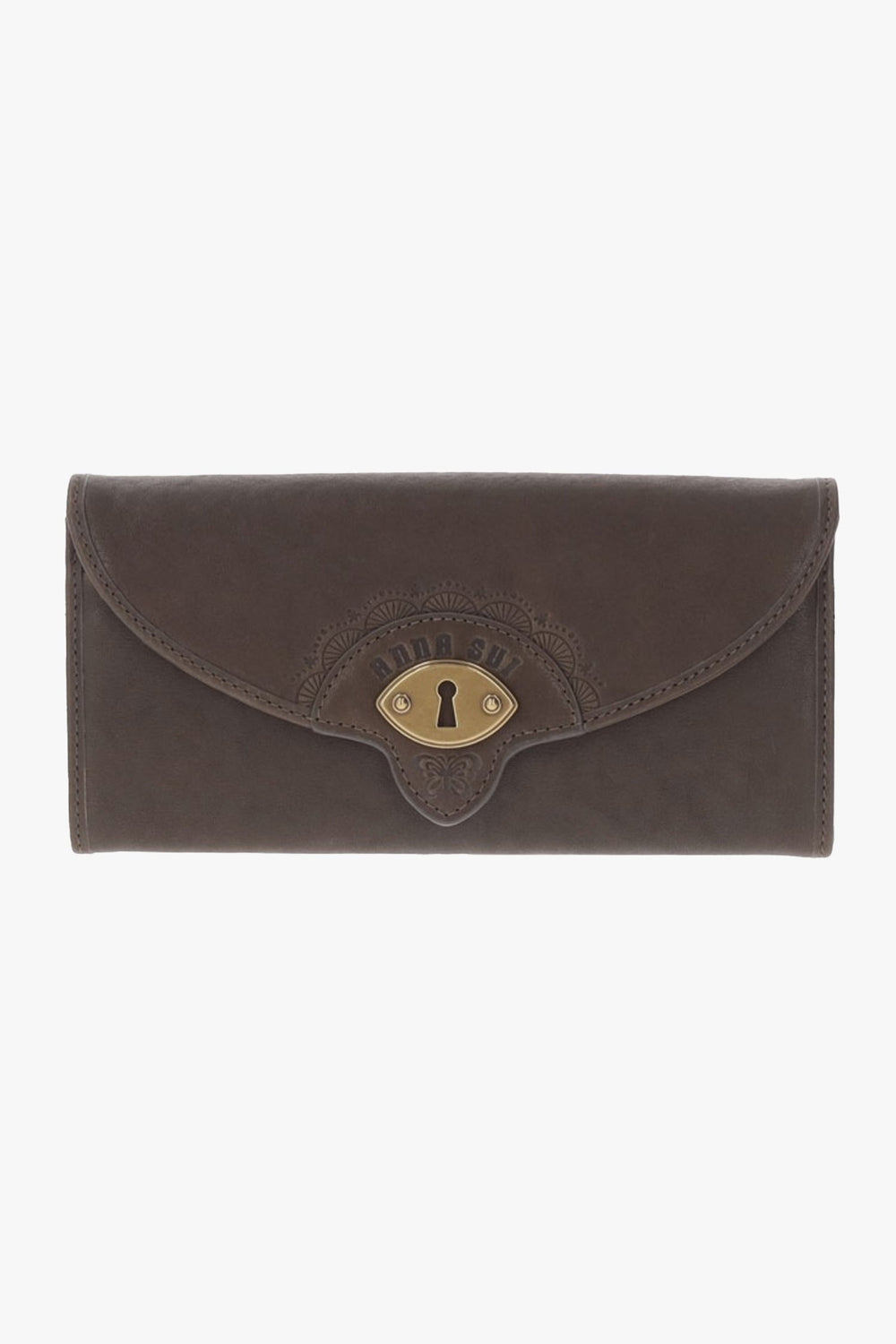 Butterfly Embossed Keyhole Wallet - Anna Sui Sale
