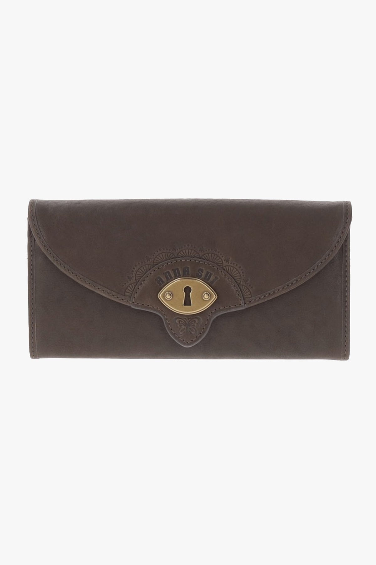 Butterfly Embossed Keyhole Wallet - Anna Sui Sale