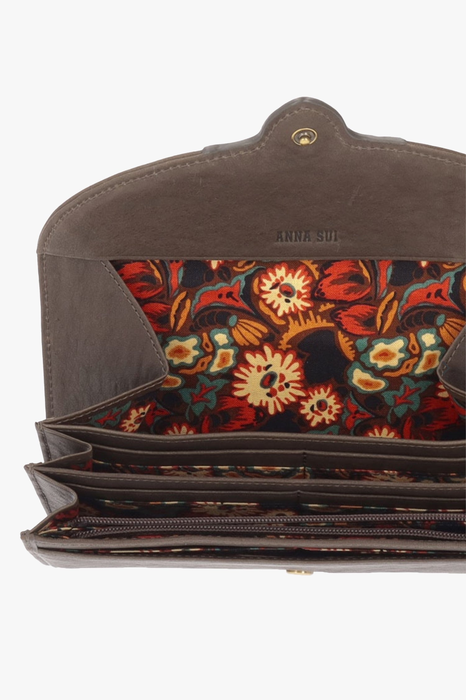 Butterfly Embossed Keyhole Wallet - Anna Sui Sale