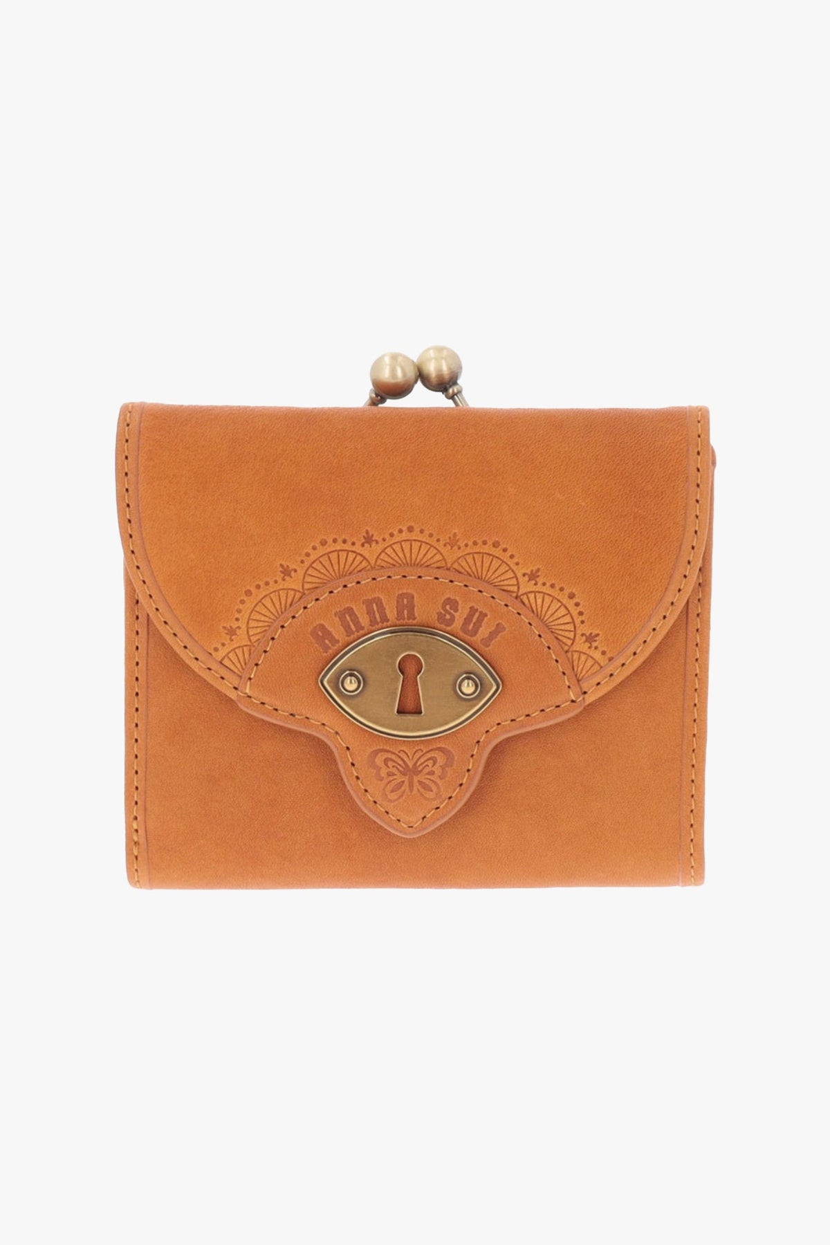 Butterfly Embossed Keyhole Mini Wallet - Anna Sui Discount