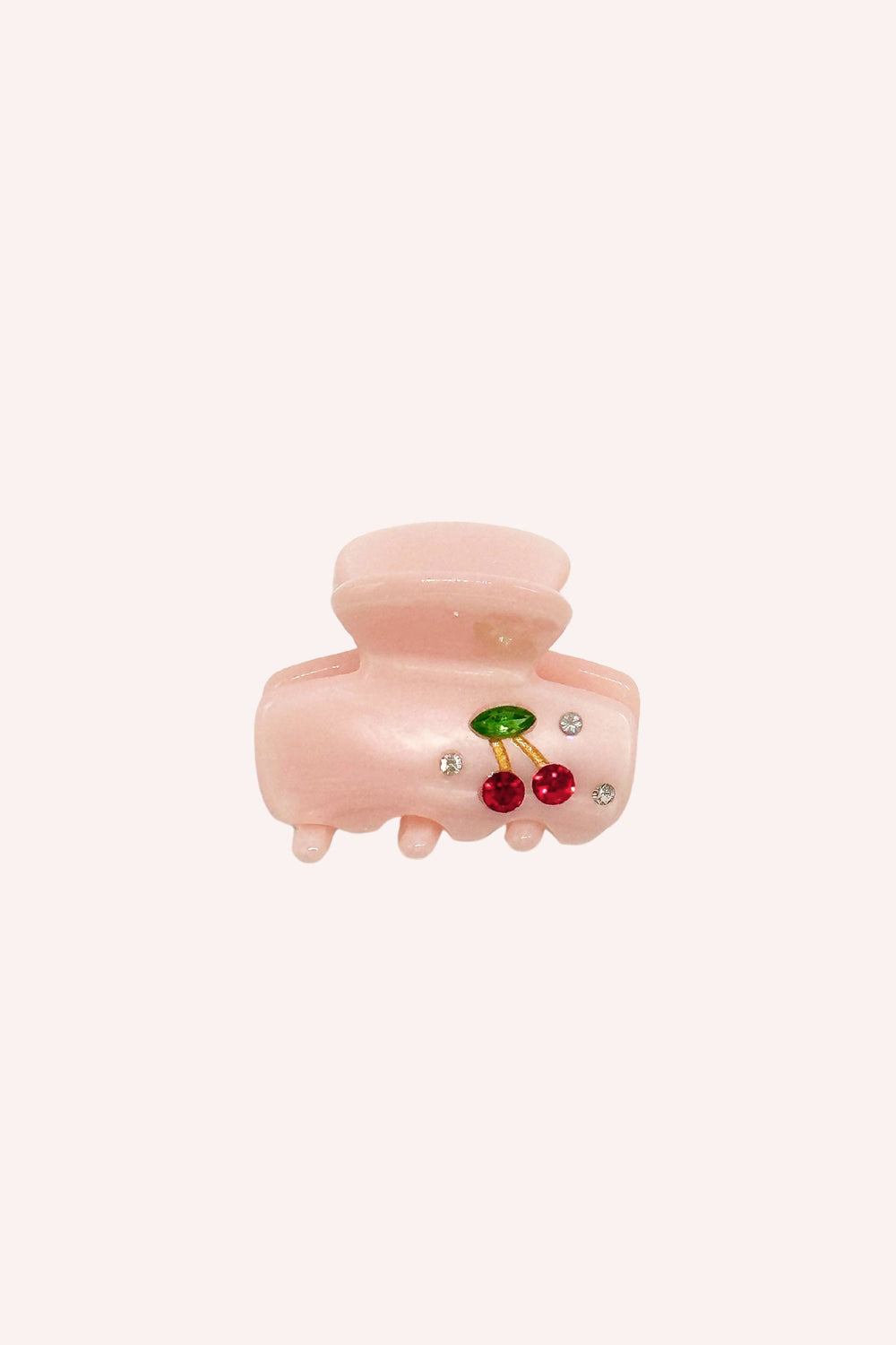 Pink Sweet Baby Cherries Mini Crystal Clip - Anna Sui Discount