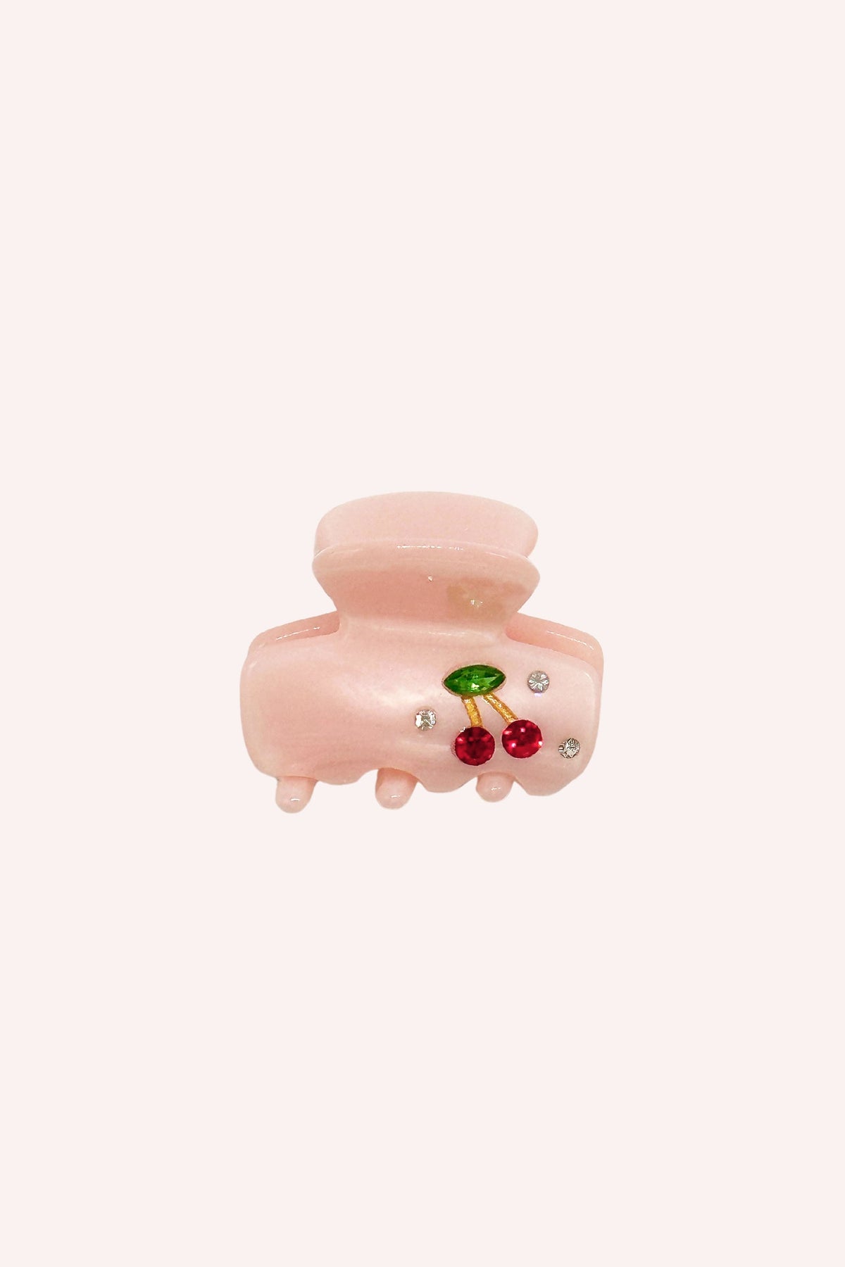 Pink Sweet Baby Cherries Mini Crystal Clip - Anna Sui Discount