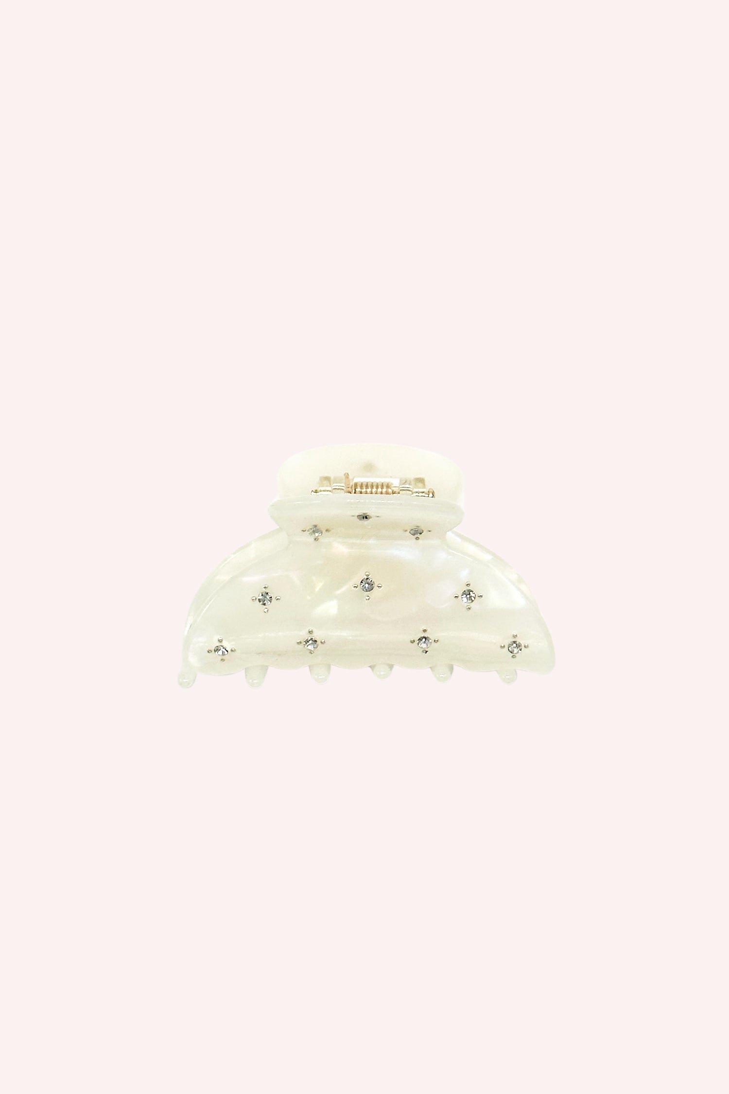 Pearl Medium Pastel Crystal Jaw Clip - Anna Sui US