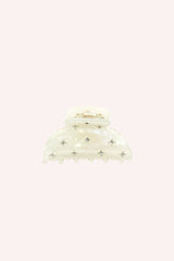 Pearl Medium Pastel Crystal Jaw Clip - Anna Sui US