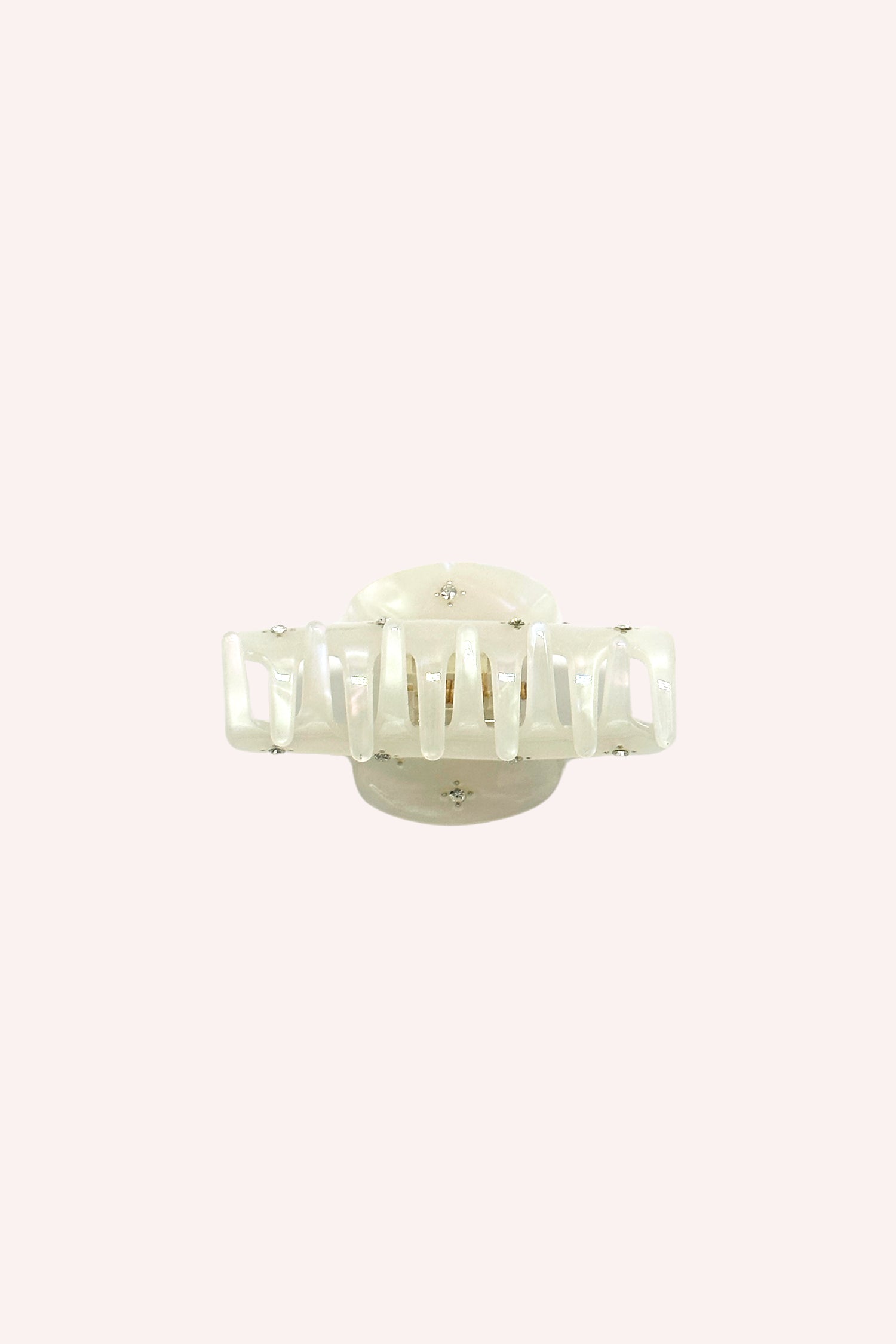 Pearl Medium Pastel Crystal Jaw Clip - Anna Sui US