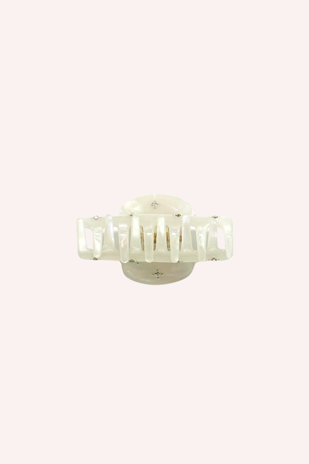 Pearl Medium Pastel Crystal Jaw Clip - Anna Sui US