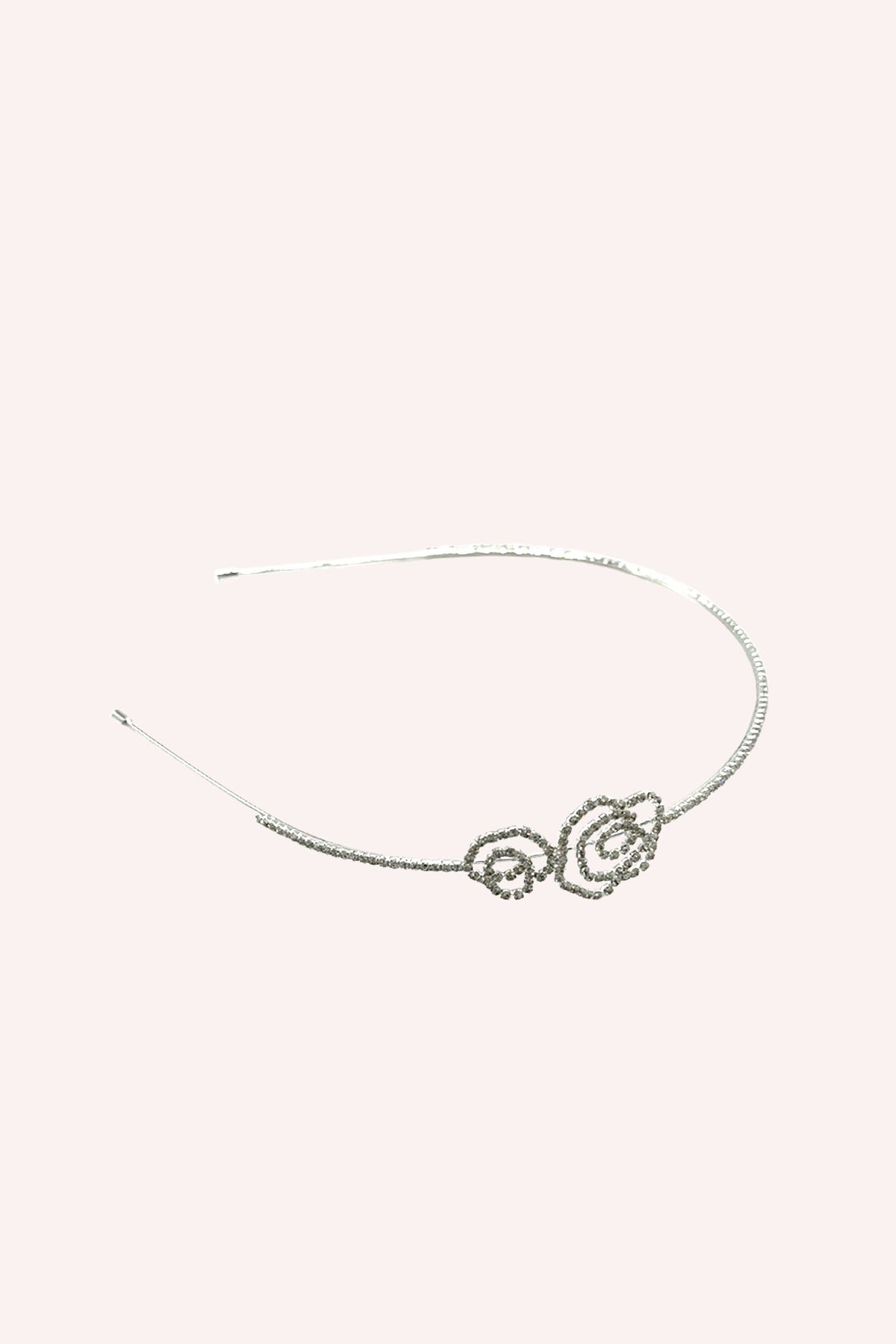 Silver Rose Cutout Flower Headband - Anna Sui Online