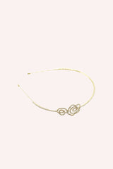 Gold Rose Cutout Flower Headband - Anna Sui Outlet