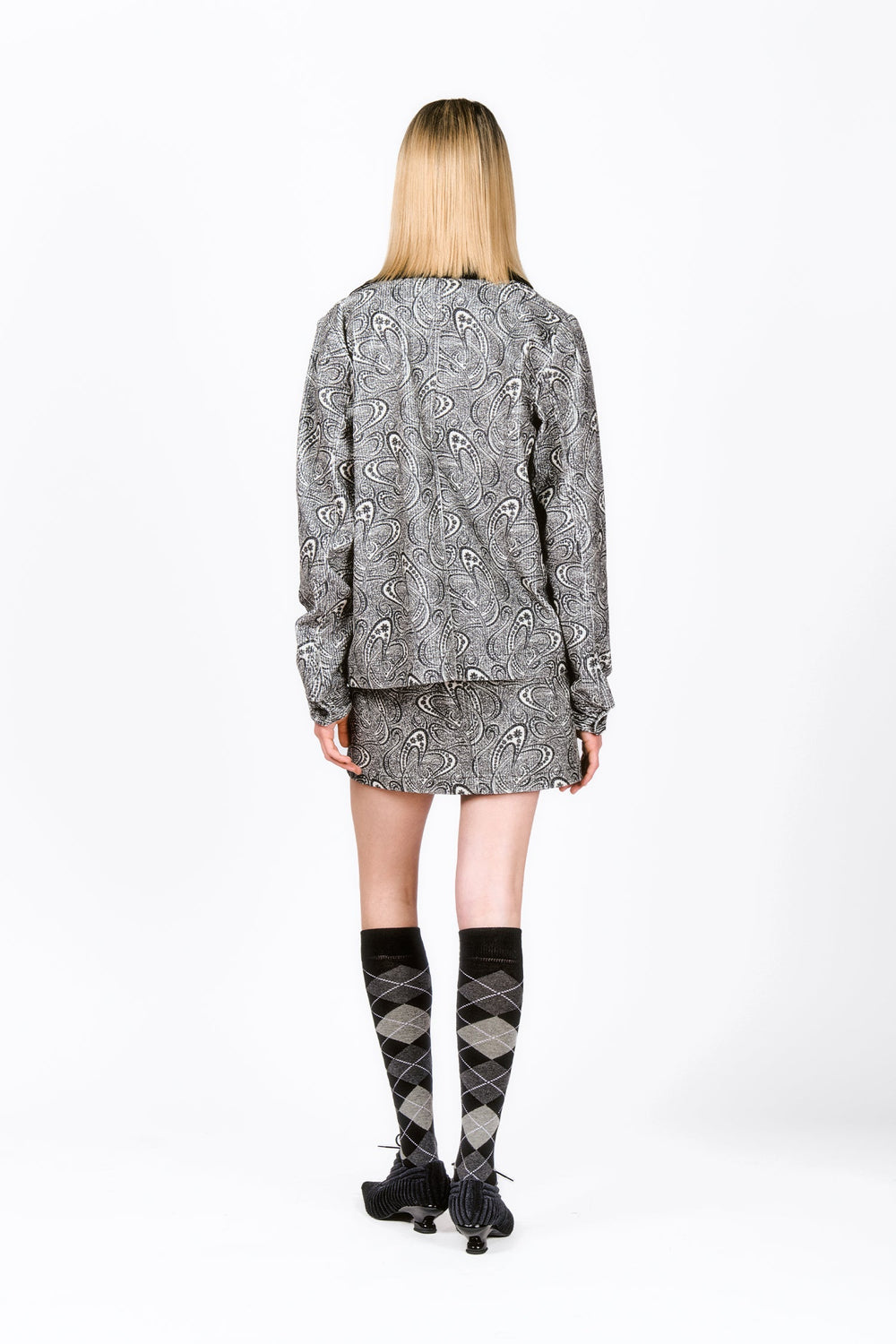 Beardsley Paisley Corduroy Skirt - Anna Sui Online