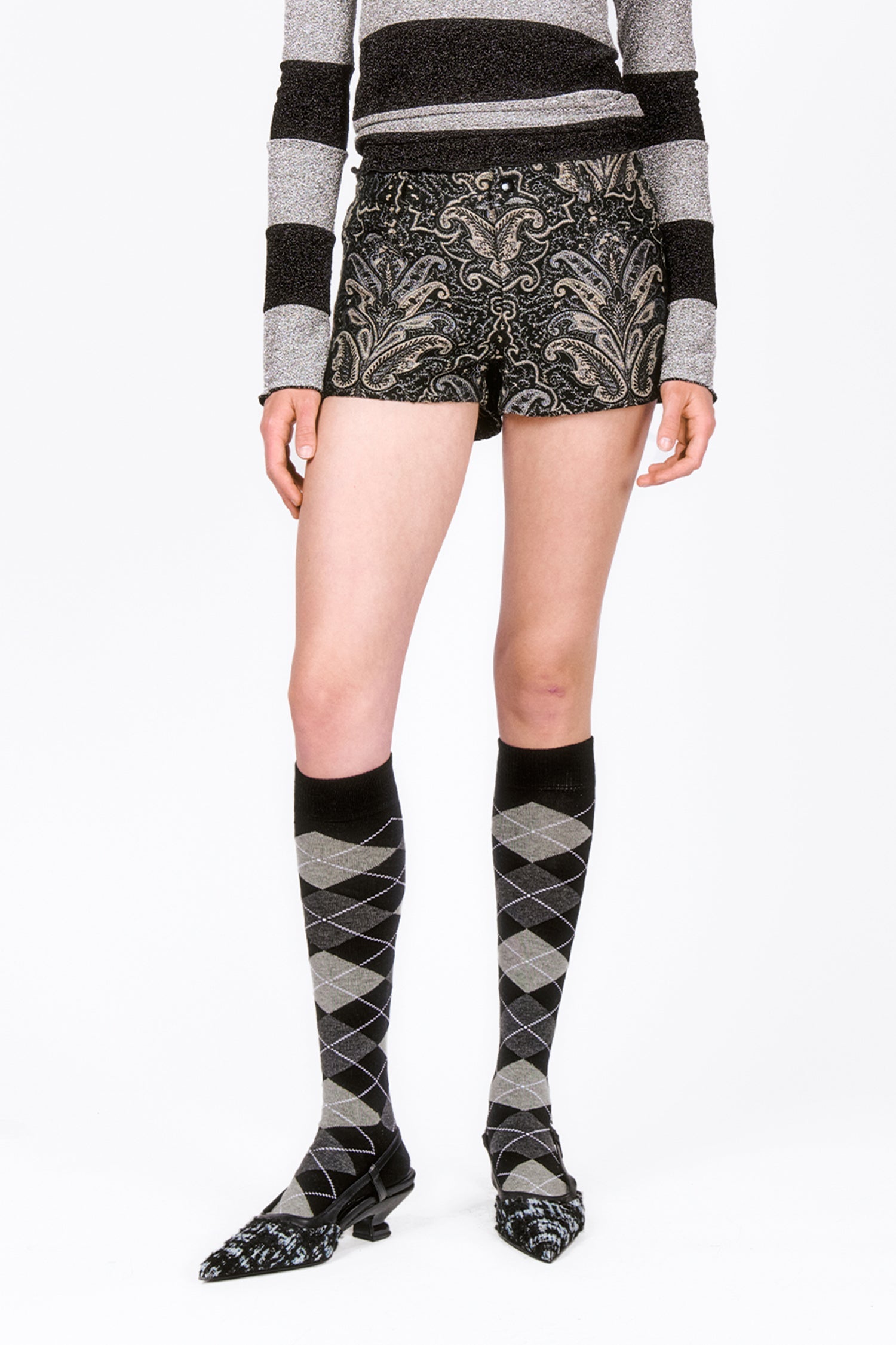 Tapestry Shorts - Anna Sui Sale
