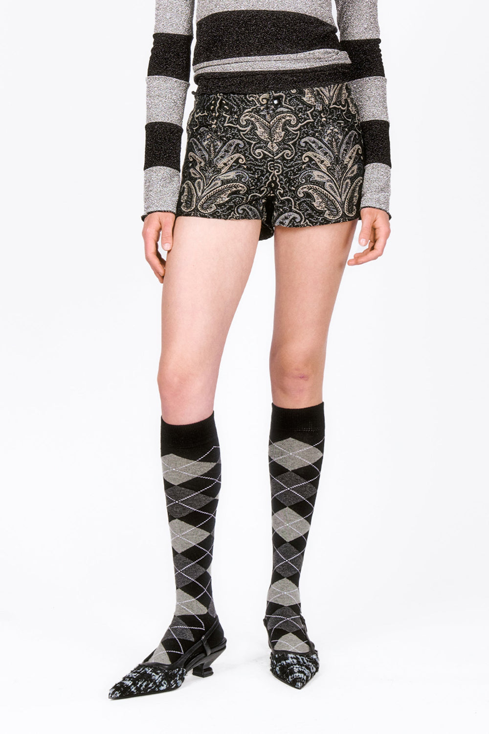 Tapestry Shorts - Anna Sui Sale