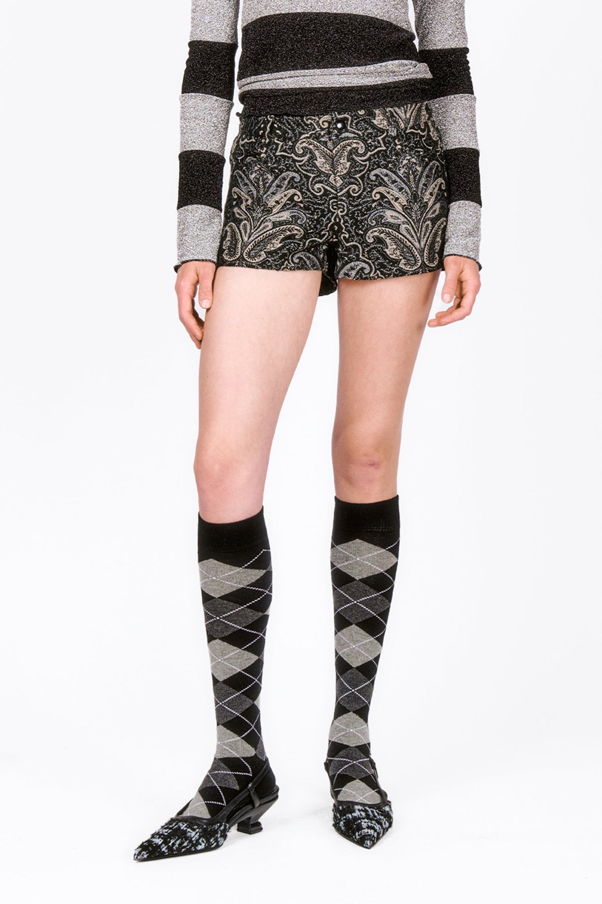 Tapestry Shorts - Anna Sui Sale