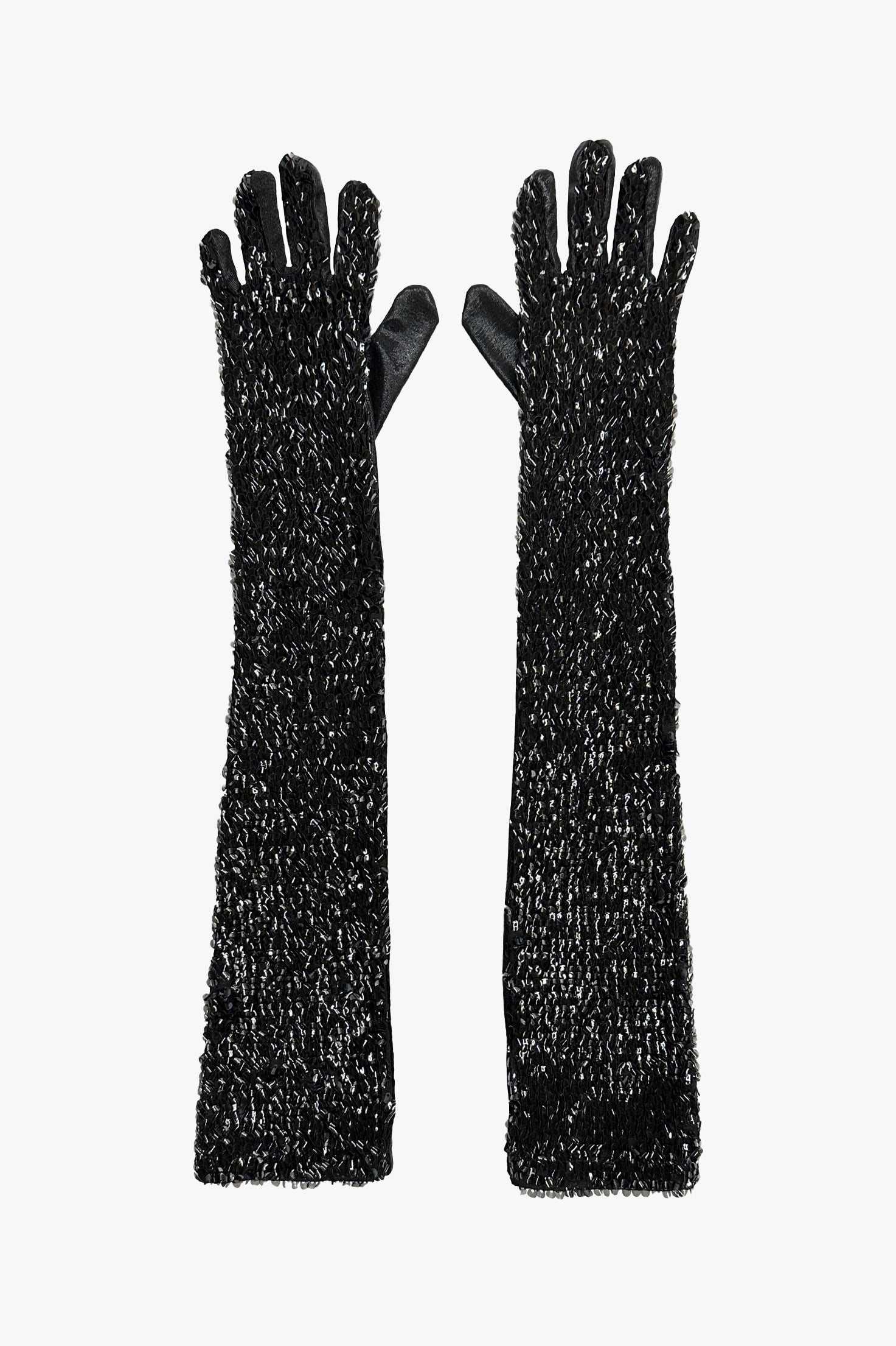 Bugle Bead Sequins Long Gloves - Anna Sui Online