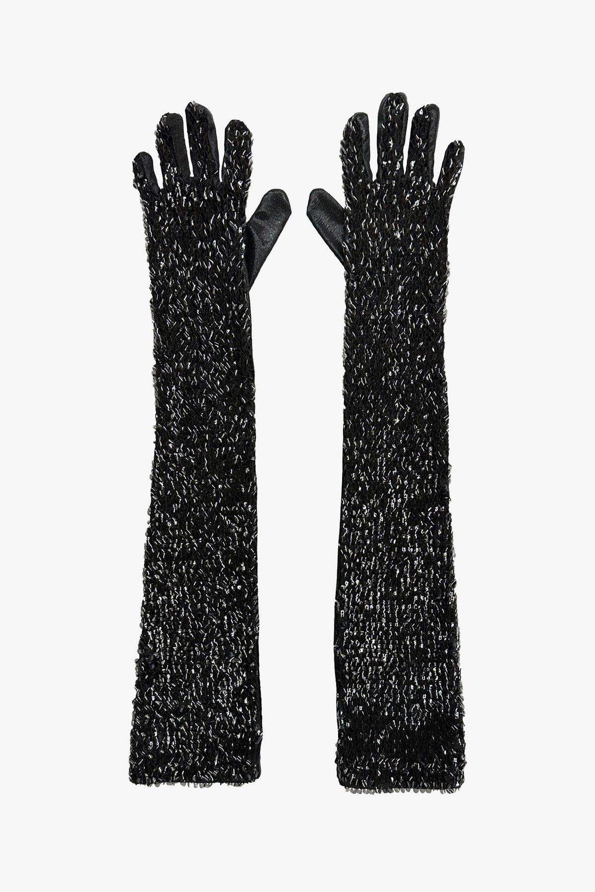Bugle Bead Sequins Long Gloves - Anna Sui Online