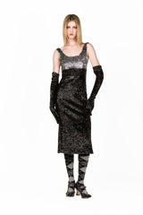 Bugle Bead Sequins Dress - Anna Sui Online