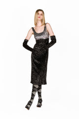 Bugle Bead Sequins Dress - Anna Sui Online