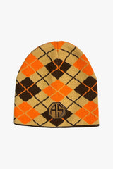 Argyle Beanie with Patch Marmalade - Anna Sui Sale