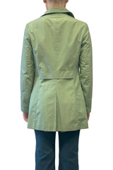 Vintage Sixties C&A Green Button Up Trench Coat - Anna Sui Online