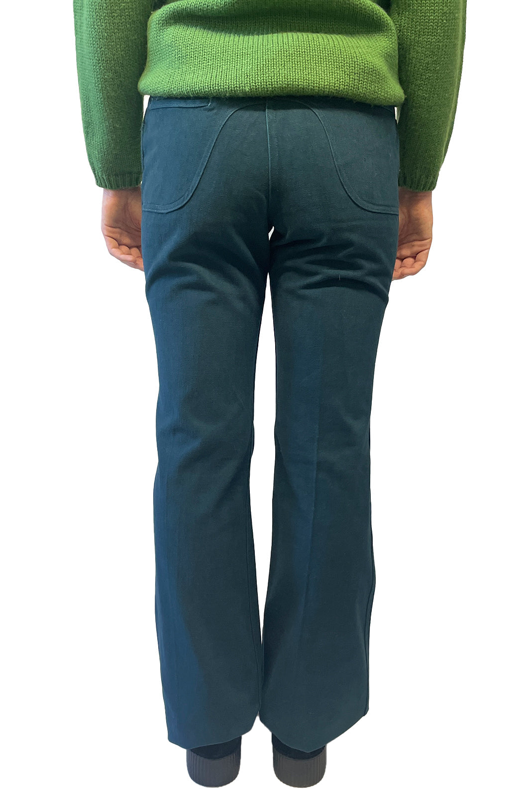 Vintage Seventies Lee Teal Flare Pants - Anna Sui Online