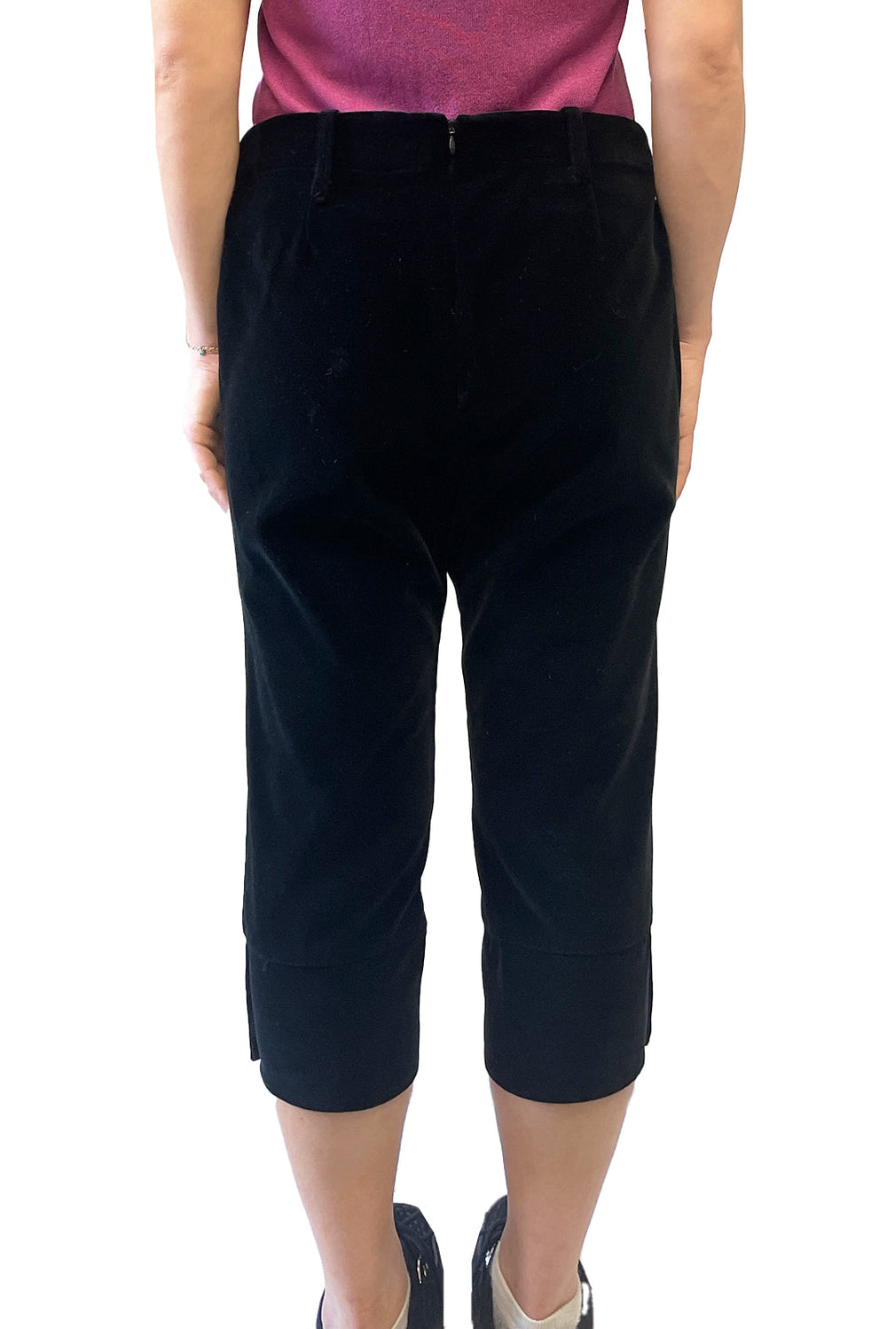 Vintage Anna Sui Fall 1994 Velvet Capris - Anna Sui Discount